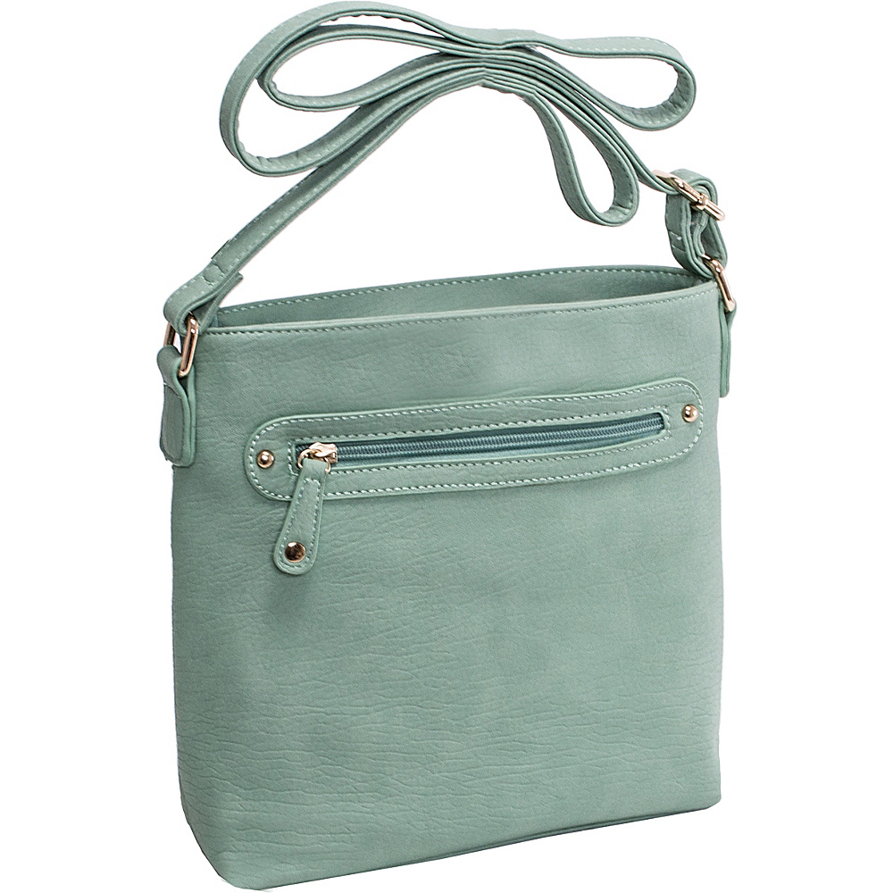 Parinda Clarice II Crossbody Turquoise Parinda Manmade Handbags