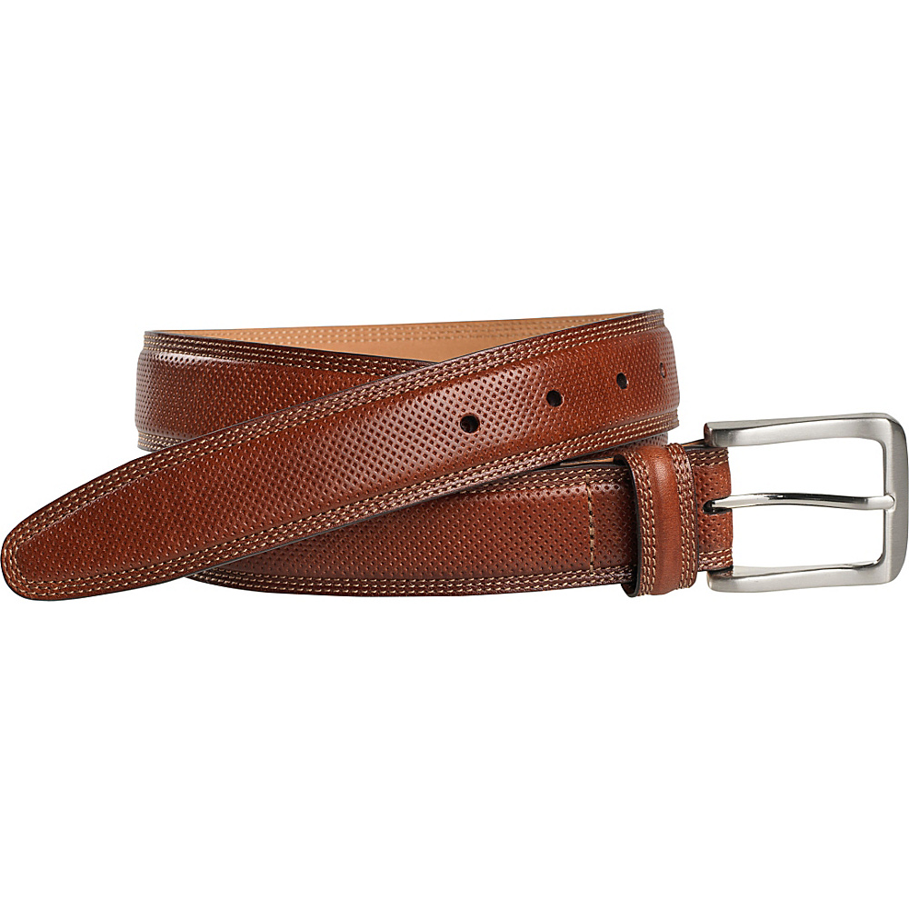 Johnston Murphy All Over Perfed Belt Tan Size 34 Johnston Murphy Other Fashion Accessories