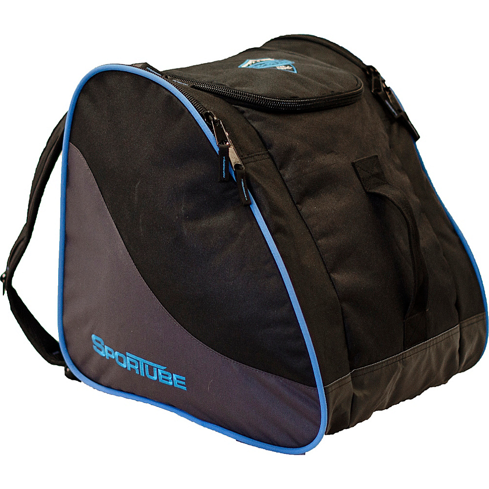 Sportube Traveler Boot and Gear Bag Black Blue Sportube Ski and Snowboard Bags