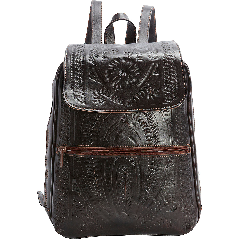 Ropin West Backpack Purse Brown Ropin West Leather Handbags
