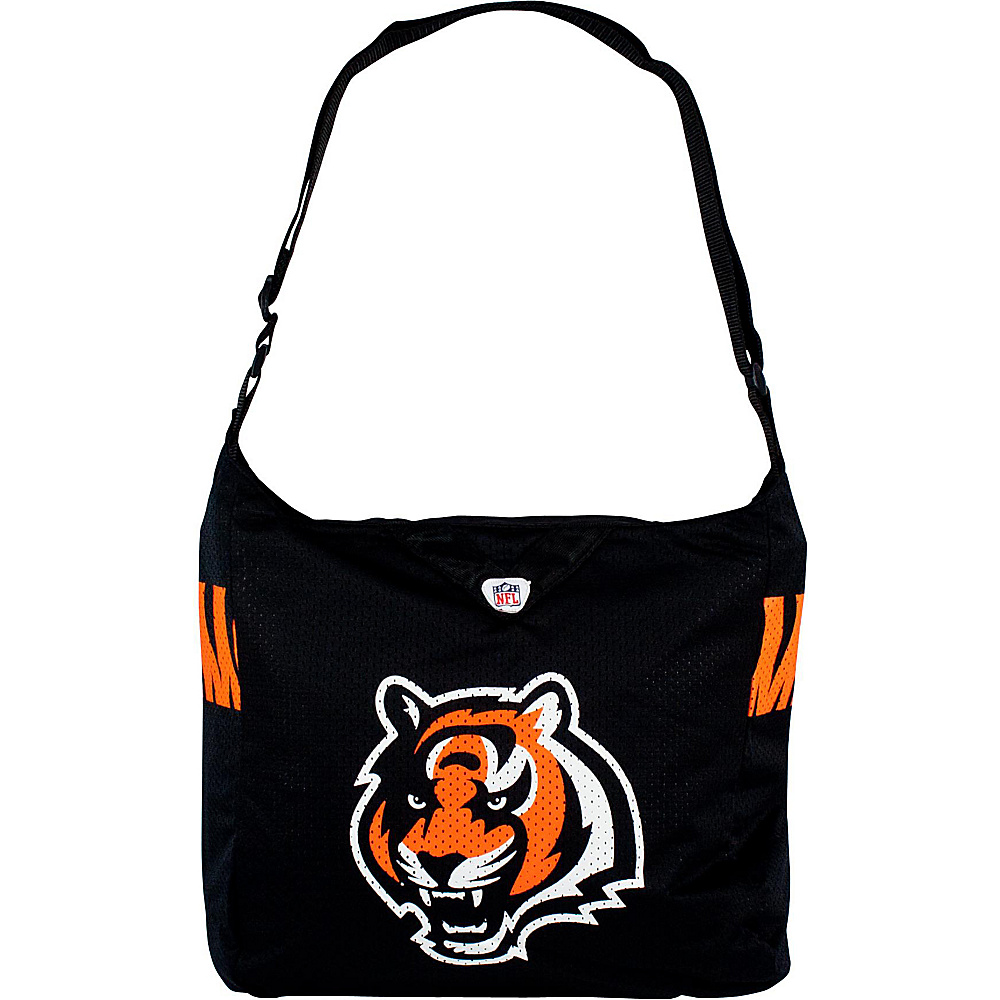 Littlearth Team Jersey Shoulder Bag NFL Teams Cincinnati Bengals Littlearth Fabric Handbags