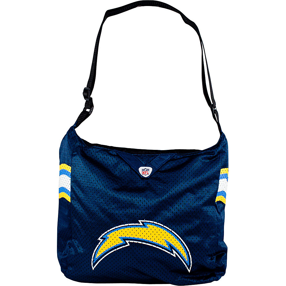 Littlearth Team Jersey Shoulder Bag NFL Teams San Diego Chargers Littlearth Fabric Handbags