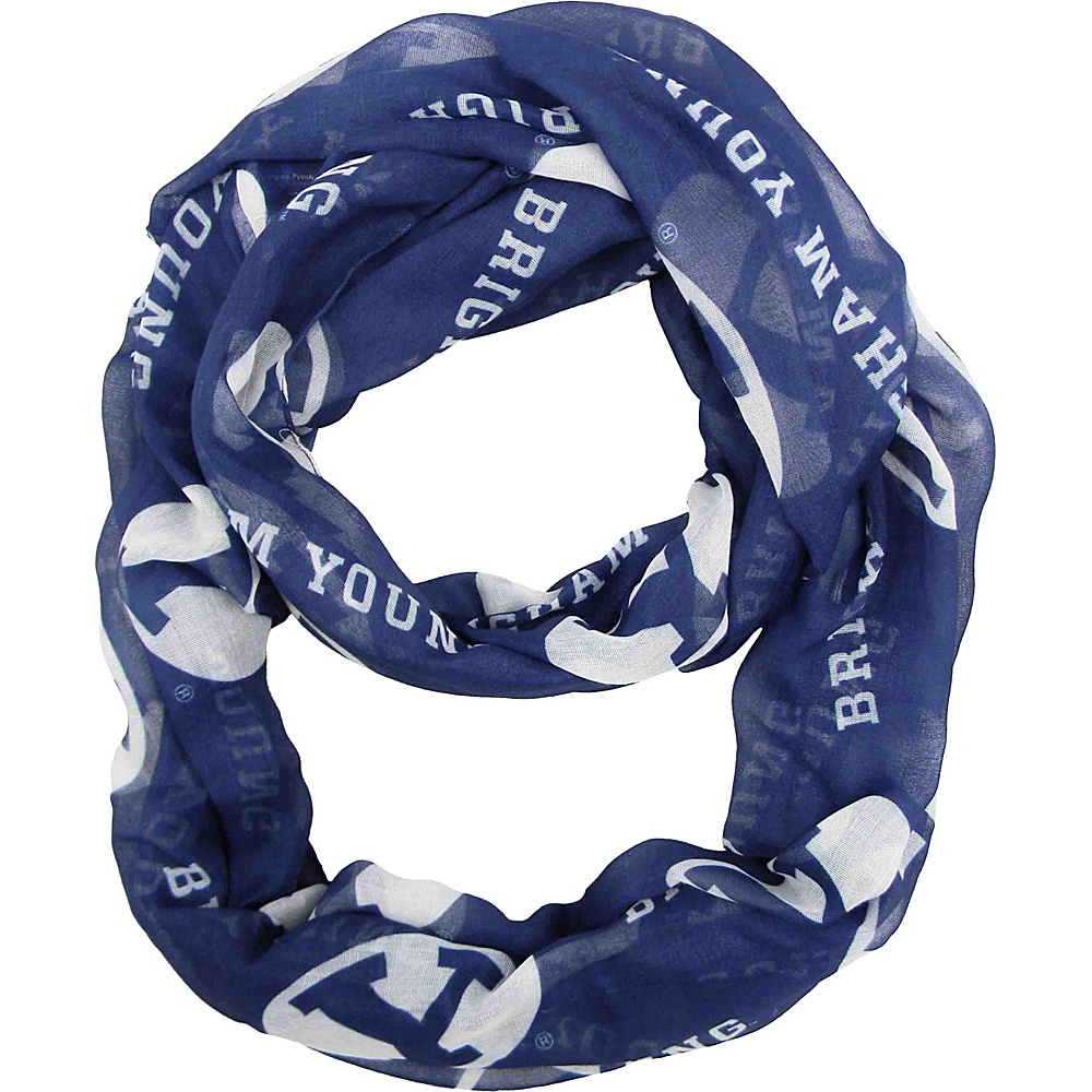 Littlearth Sheer Infinity Scarf Independent Teams Brigham Young University Littlearth Hats Gloves Scarves