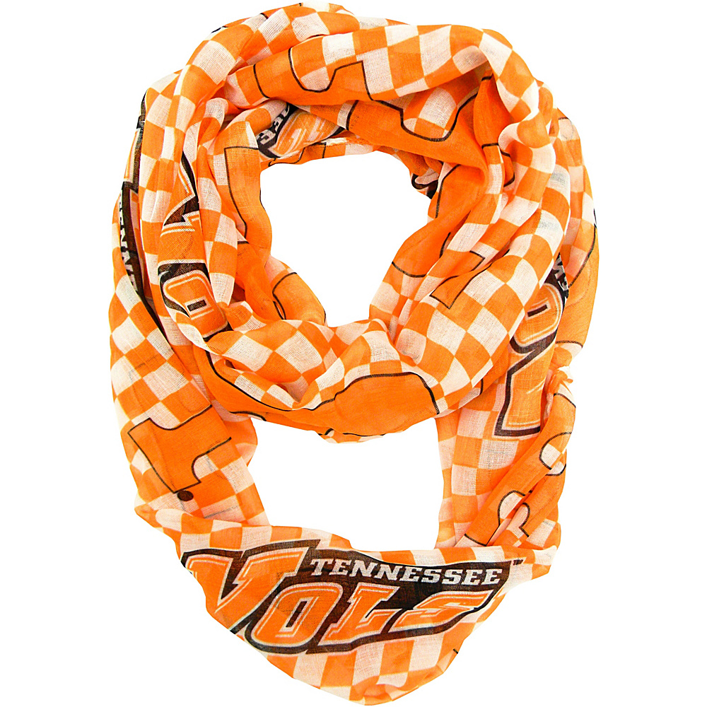 Littlearth Sheer Infinity Scarf Plaid SEC Teams Tennessee U of Littlearth Hats Gloves Scarves