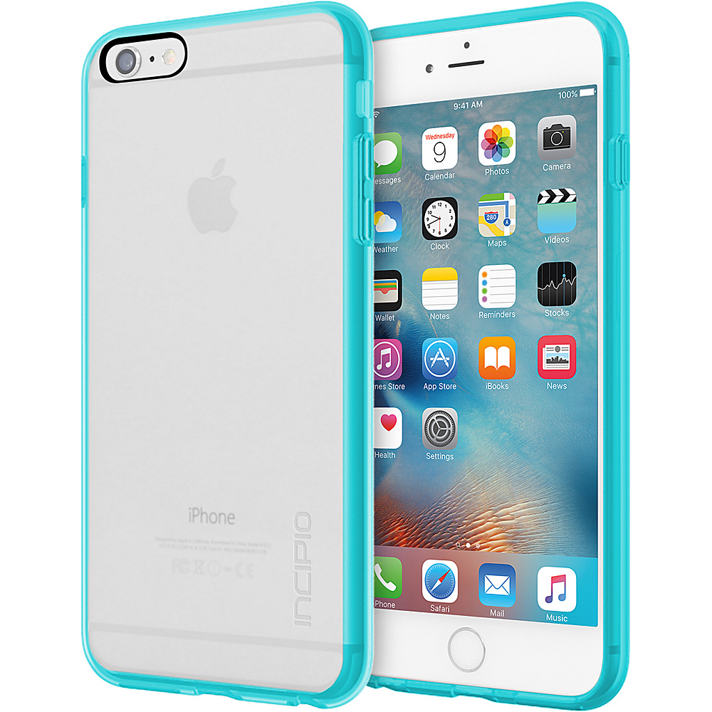 Incipio Octane Pure for iPhone 6 6s Plus Clear Aqua Incipio Electronic Cases