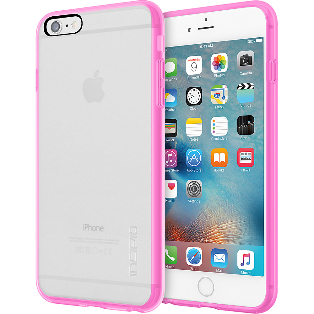 Incipio Octane Pure for iPhone 6 6s Plus Clear Highlighter Pink Incipio Electronic Cases