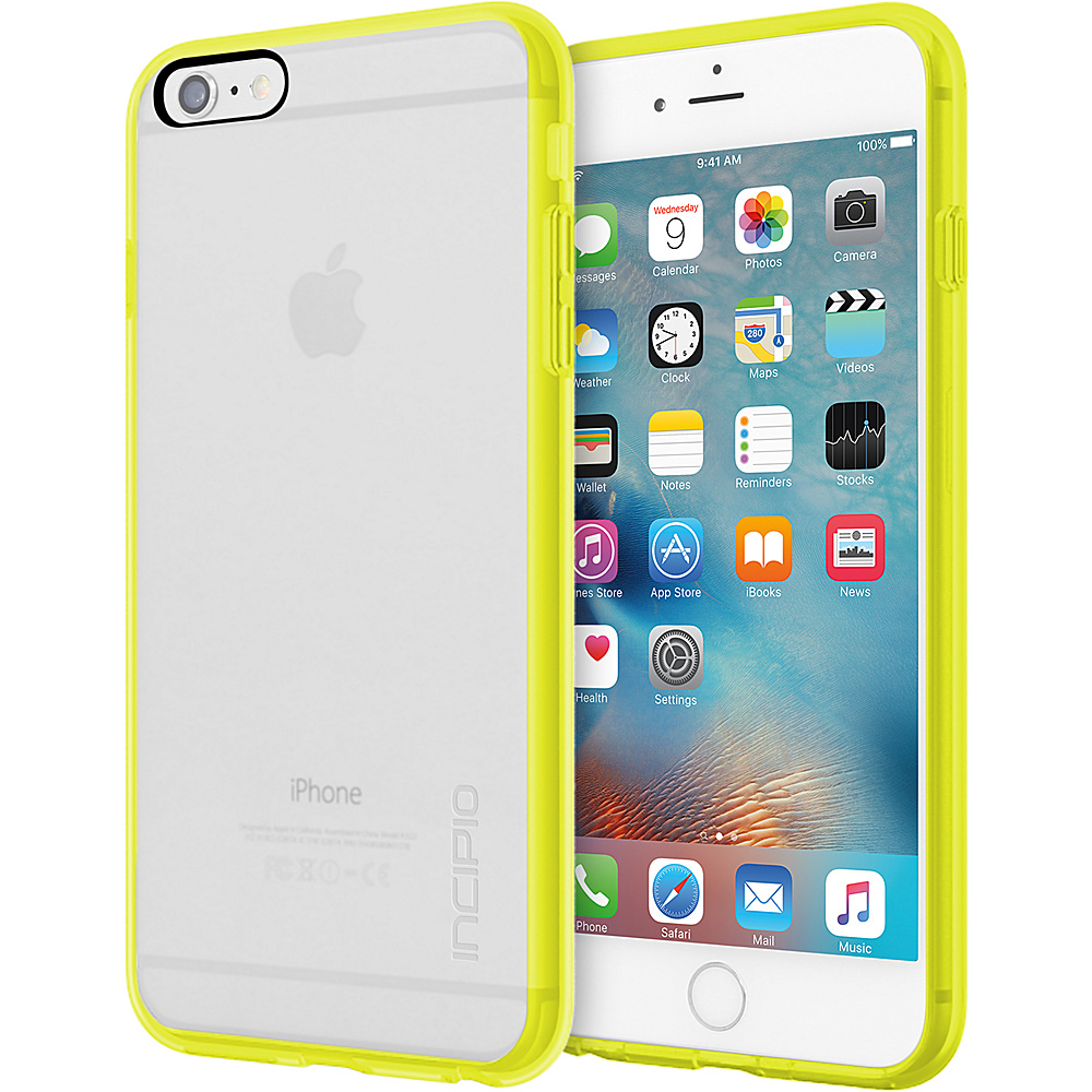 Incipio Octane Pure for iPhone 6 6s Plus Clear Lime Incipio Electronic Cases