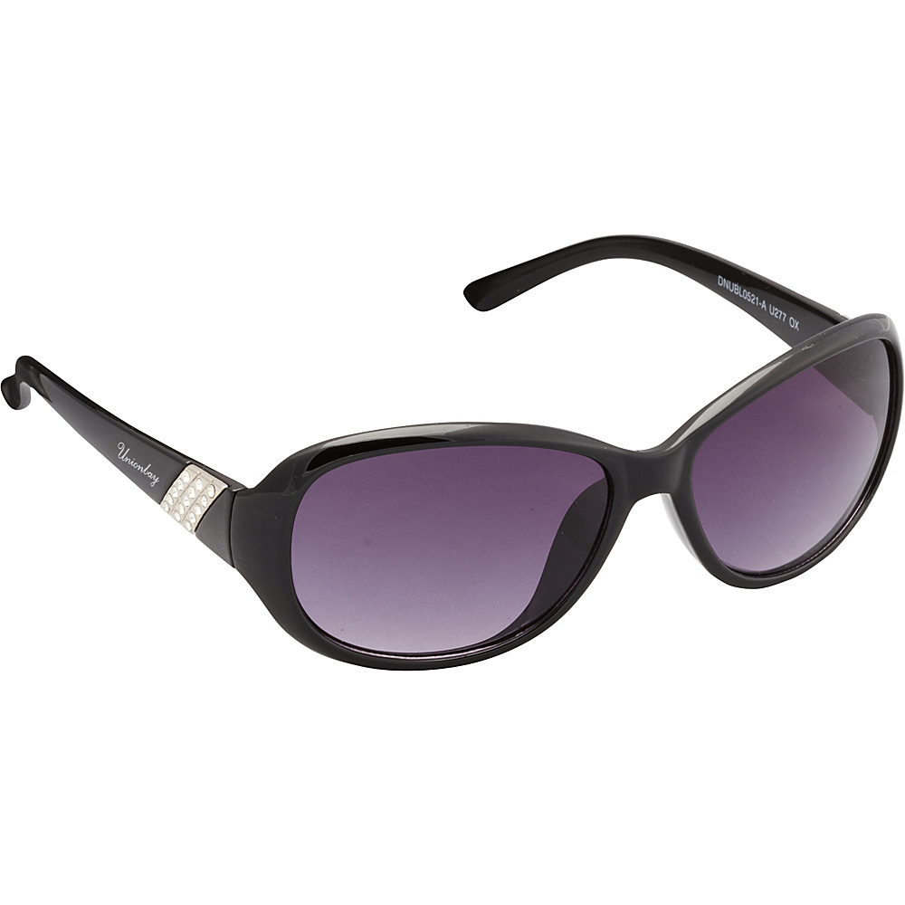 Unionbay Eyewear Oval Rhinestone Sunglasses Black Unionbay Eyewear Sunglasses