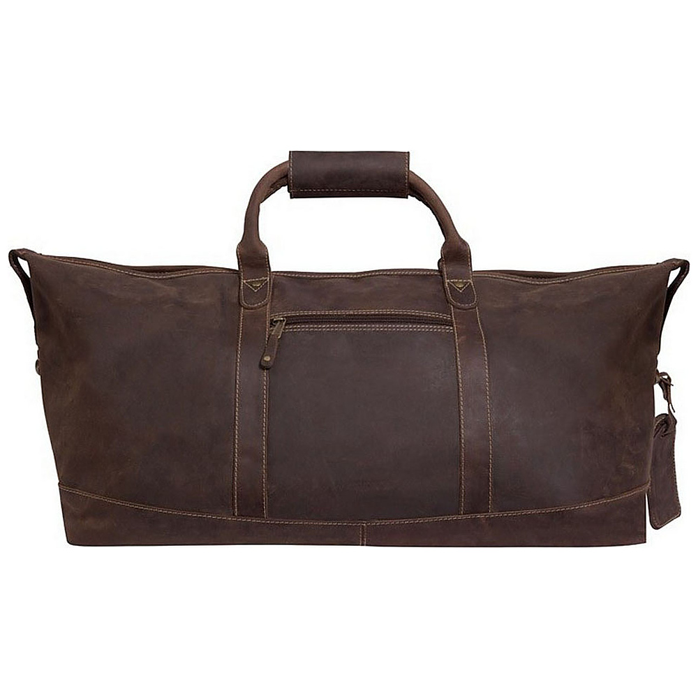 Canyon Outback Leather Little River 22 Leather Duffel Bag Distressed Brown Canyon Outback Travel Duffels