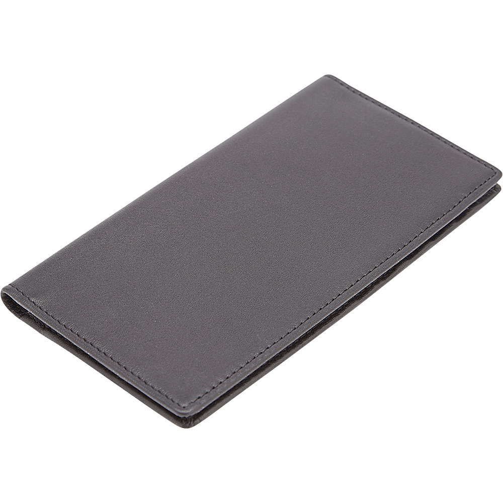Royce Leather RFID Blocking Checkbook Holder Wallet Black Royce Leather Men s Wallets