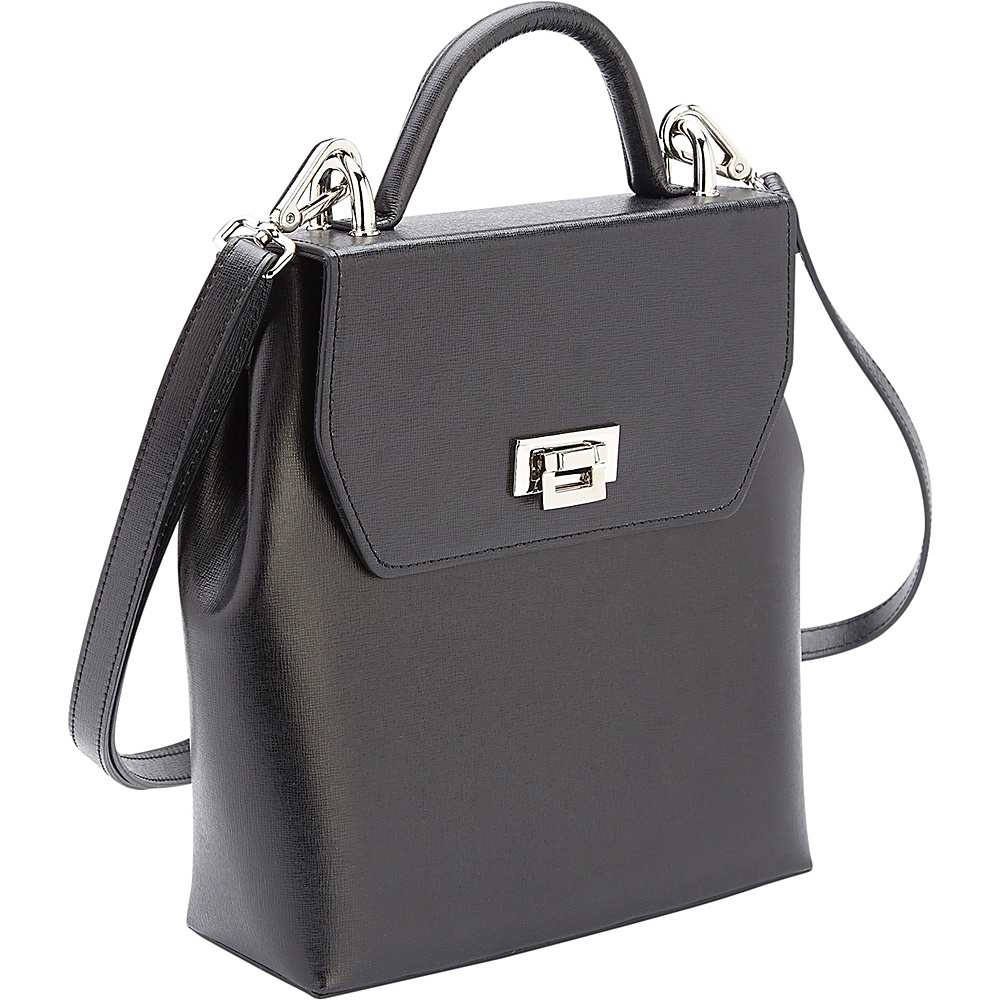 Royce Leather RFID Blocking Convertible Backpack Black Royce Leather Leather Handbags