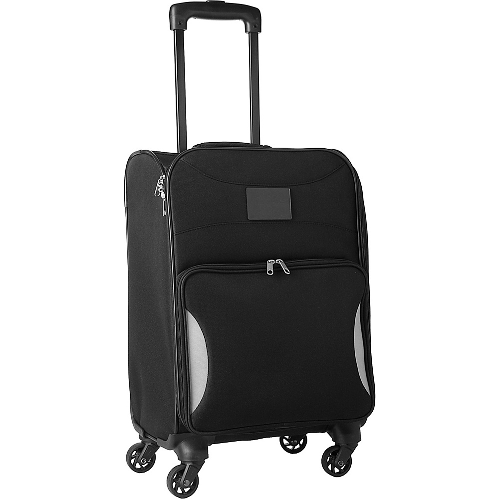 Denco Sports Luggage 18 Lightweight Nimble Spinner Carry on Black Denco Sports Luggage Softside Carry On