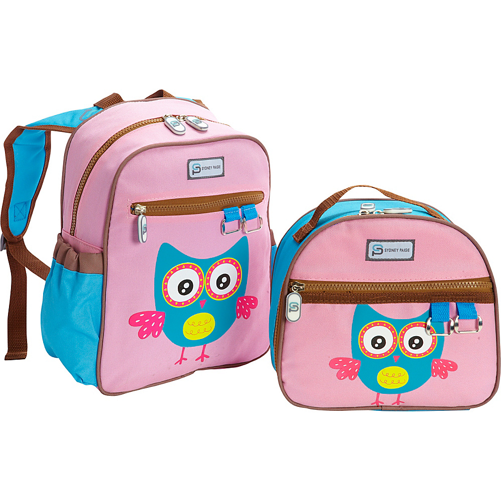 Sydney Paige Buy One Give One Toddler Backpack Lunch Bag Set Owl Sydney Paige Everyday Backpacks