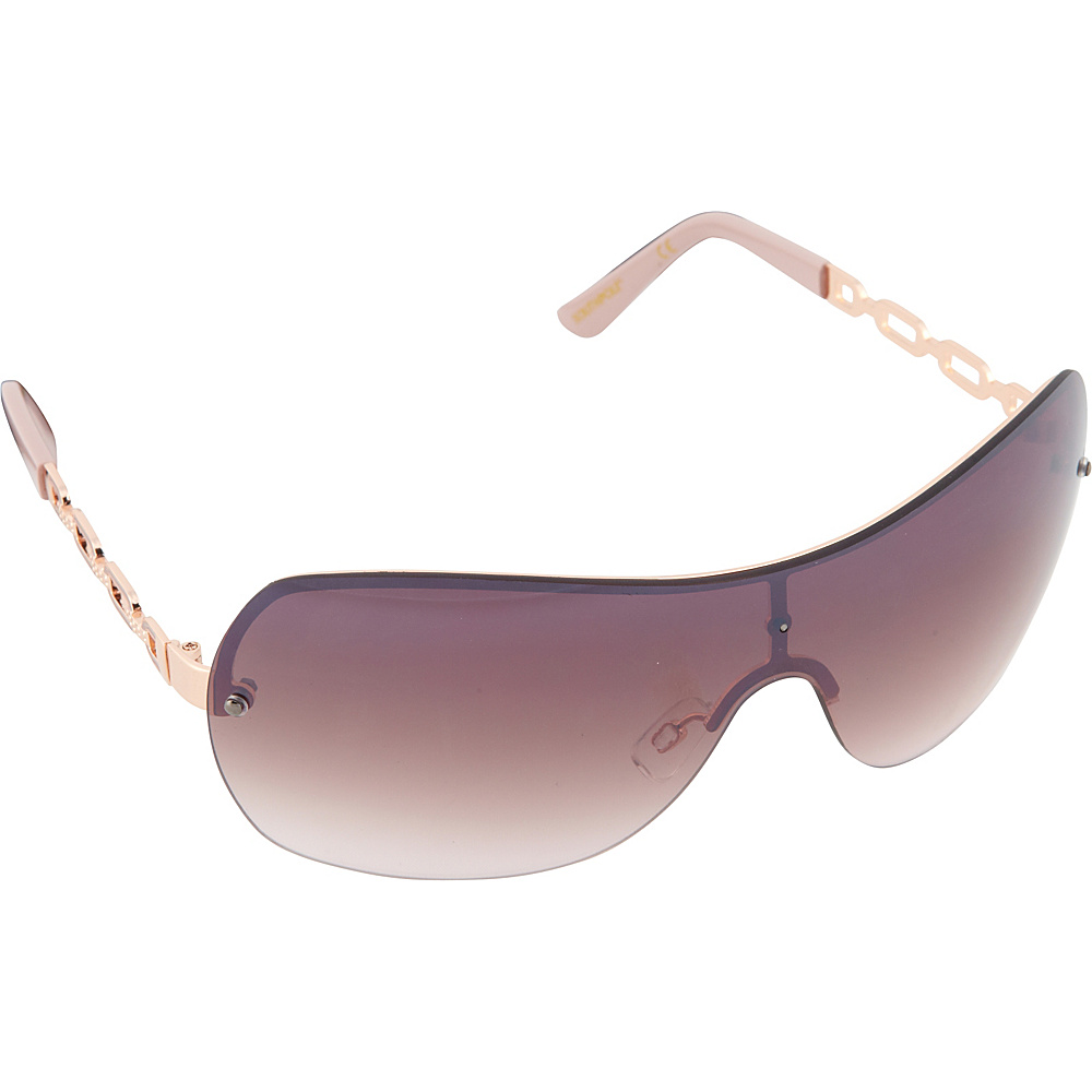 SouthPole Eyewear Metal Shield Sunglasses Rose Gold Rose SouthPole Eyewear Sunglasses
