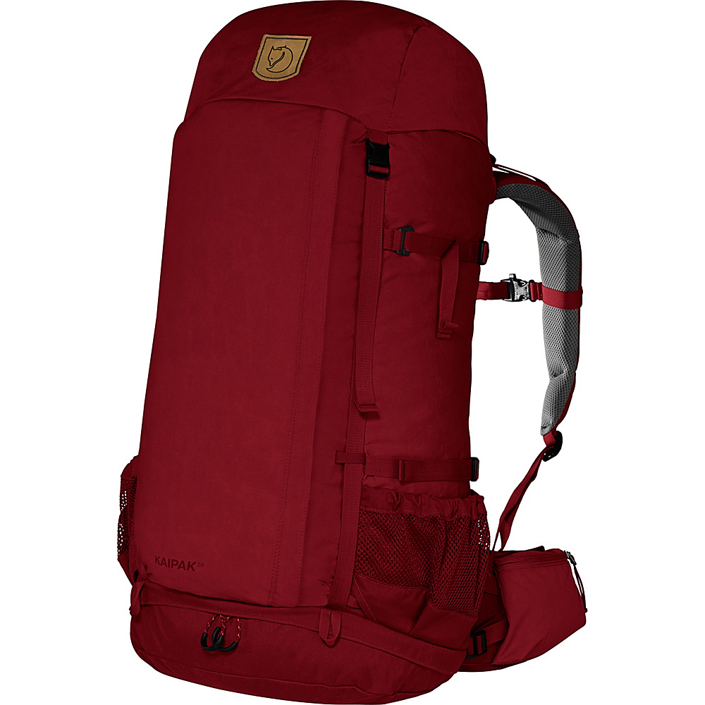 Fjallraven Kaipack 58W Hiking Backpack Redwood Fjallraven Backpacking Packs