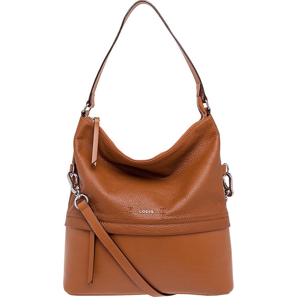 Lodis Kate Sunny Hobo Toffee Lodis Leather Handbags