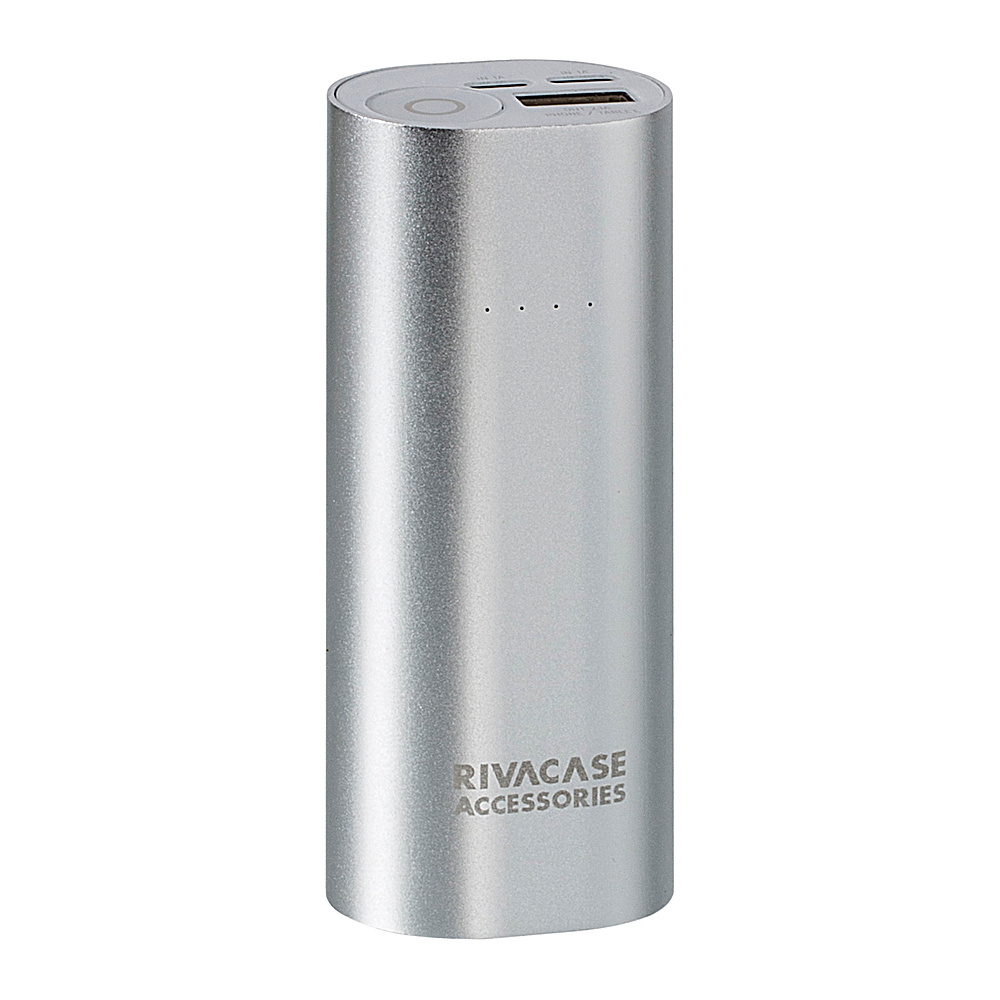Rivacase 5000 mAh Power bank Sliver Metallic Rivacase Portable Batteries Chargers