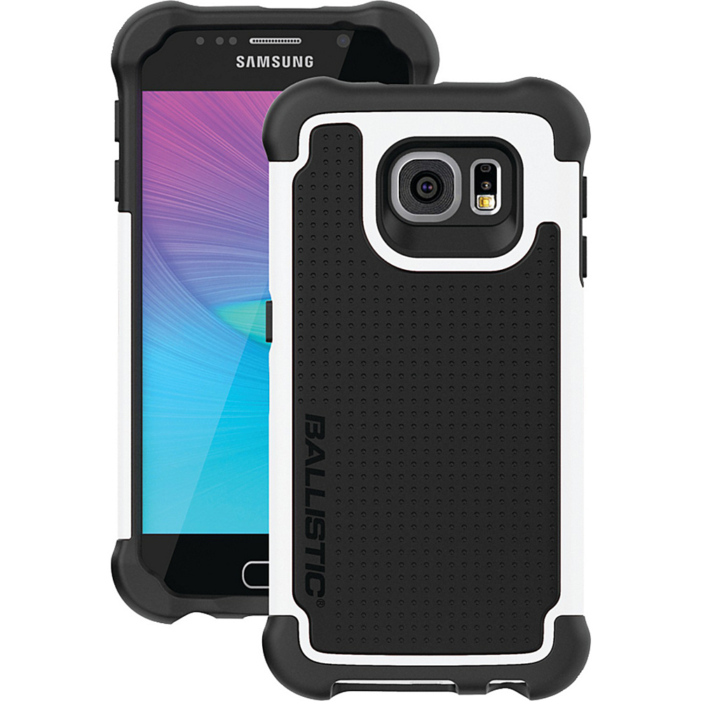 Ballistic Samsung Galaxy S 6 Tough Jacket Case Black White Ballistic Electronic Cases