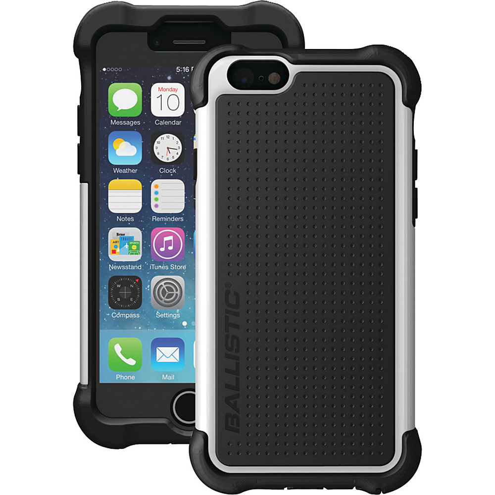 Ballistic iPhone 6 4.7 6s Tough Jacket Maxx Case ith Holster Black White Ballistic Personal Electronic Cases