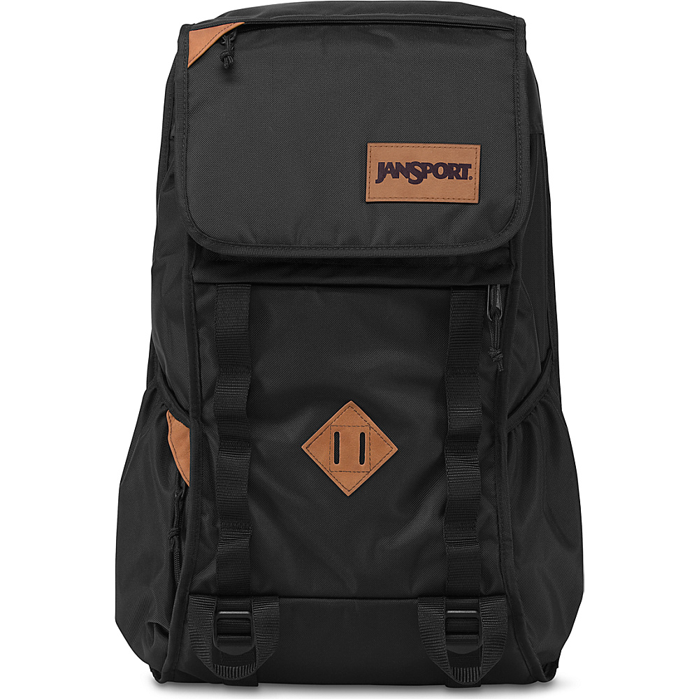 JanSport Iron Sight Laptop Backpack Black Ballistic Nylon JanSport Laptop Backpacks