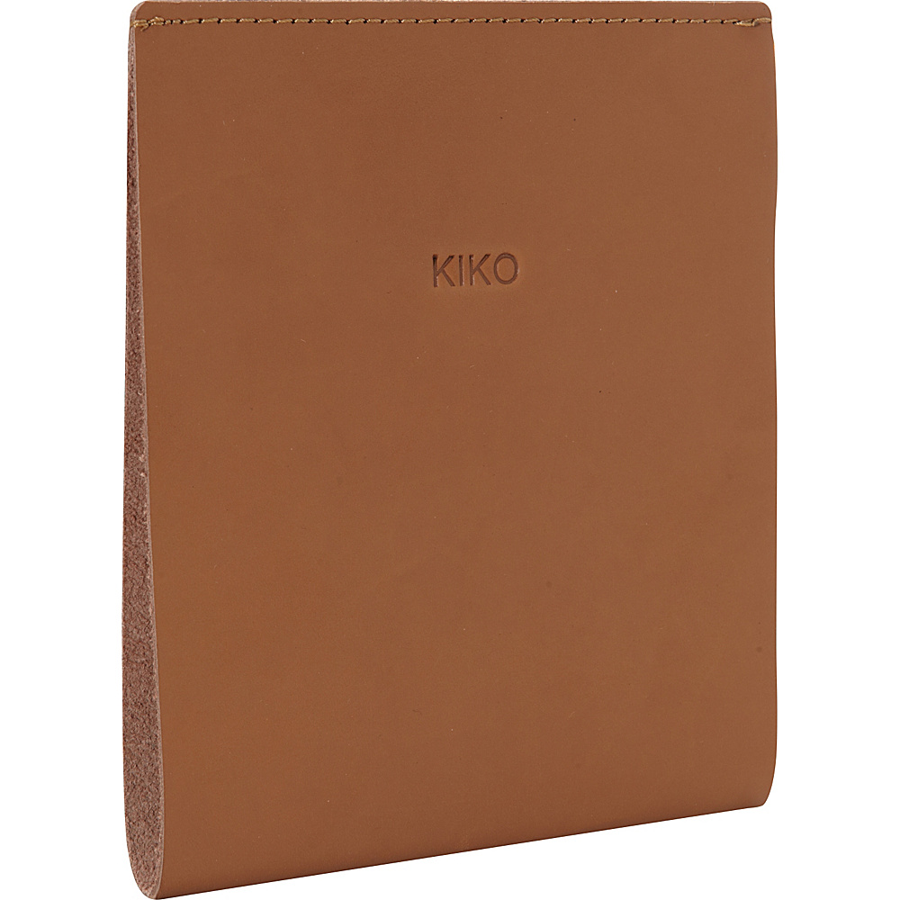 Kiko Leather Newspaper Magazine Holder Brown Kiko Leather Desk Top Accessories