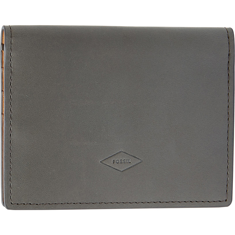 UPC 762346320845 product image for Fossil Isaac Card Case Bifold Grey - Fossil Mens Wallets | upcitemdb.com