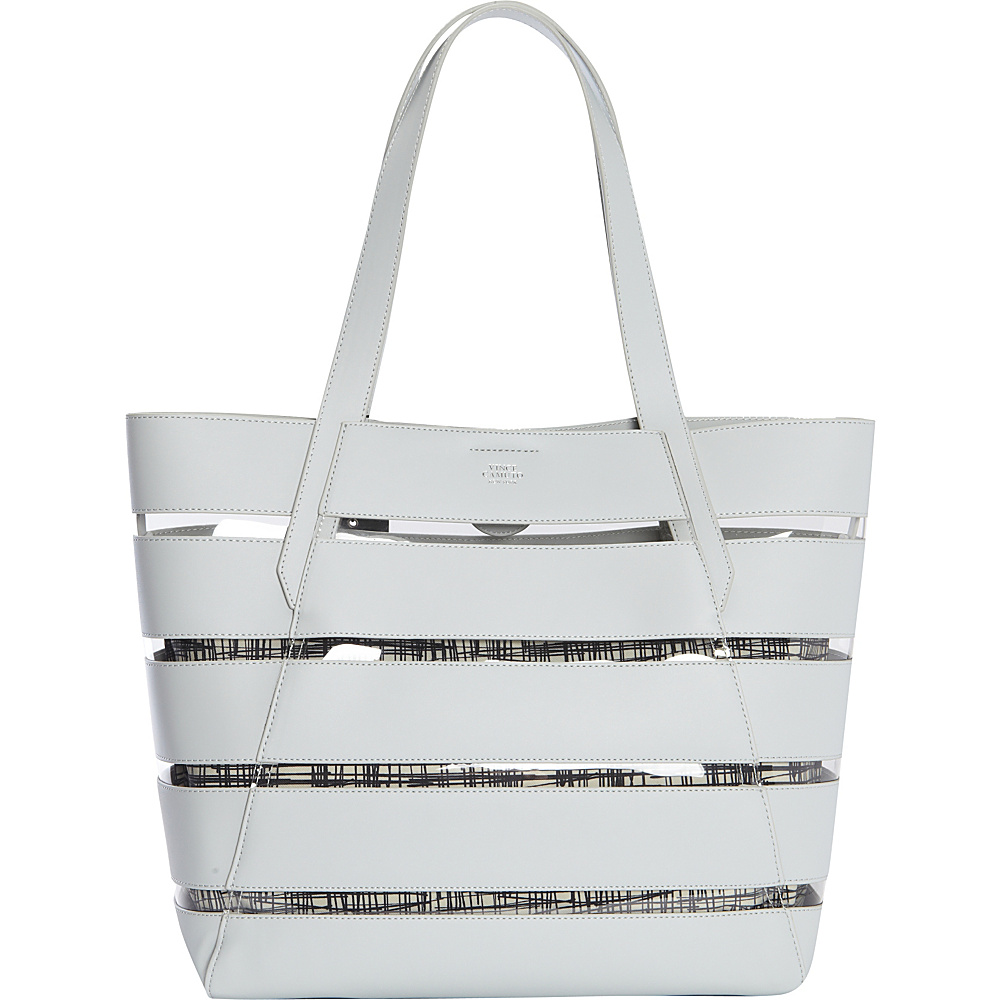 Vince Camuto Dayna Tote Pale Gray Clear Vince Camuto Designer Handbags