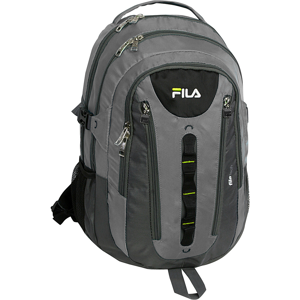 Fila Pinnacle Tablet and Laptop Backpack Grey Fila Business Laptop Backpacks
