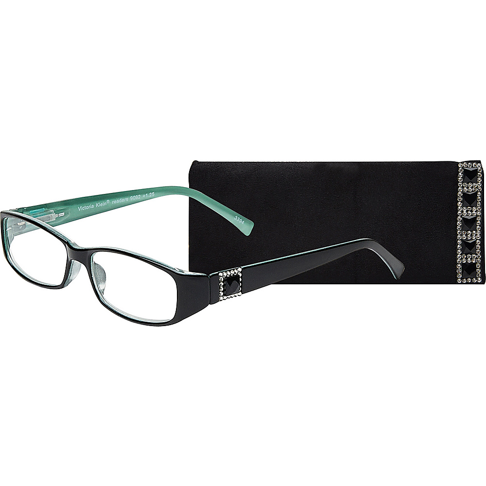Select A Vision Victoria Klein Reading Glasses 2.00 Green Square Accent Select A Vision Sunglasses