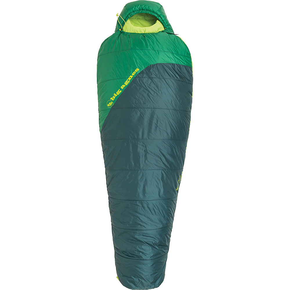 Big Agnes Husted 20 Synthetic Sleeping Bag Pine Amazon Long Left Big Agnes Outdoor Accessories