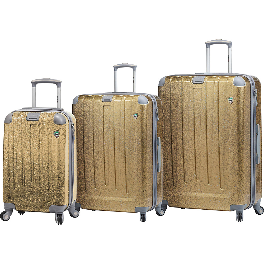 Mia Toro ITALY Particella Luggage Set Gold Mia Toro ITALY Luggage Sets
