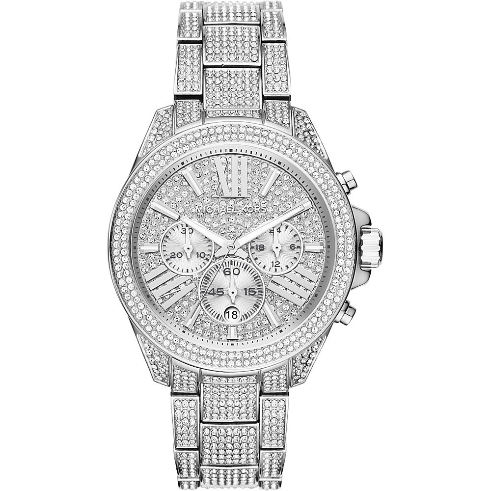 Michael Kors Watches Wren Stainless Steel Chrono Watch Silver Michael Kors Watches Watches