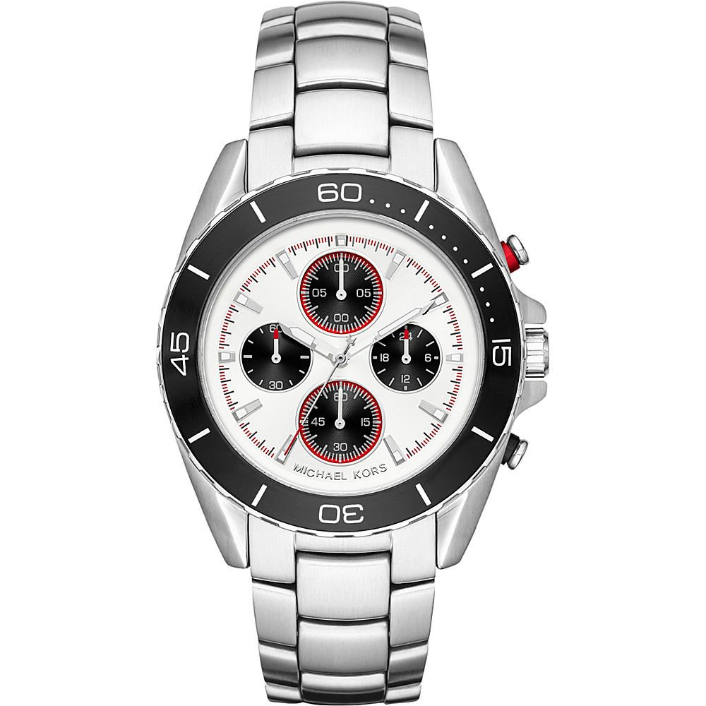 Michael Kors Watches JetMaster Stainless Steel Chrono Watch Silver Michael Kors Watches Watches