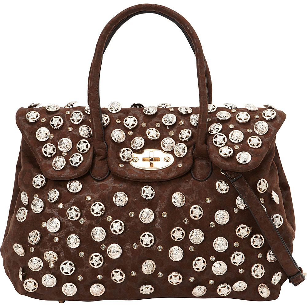 SW Global Robin Satchel Bag Coffee SW Global Manmade Handbags