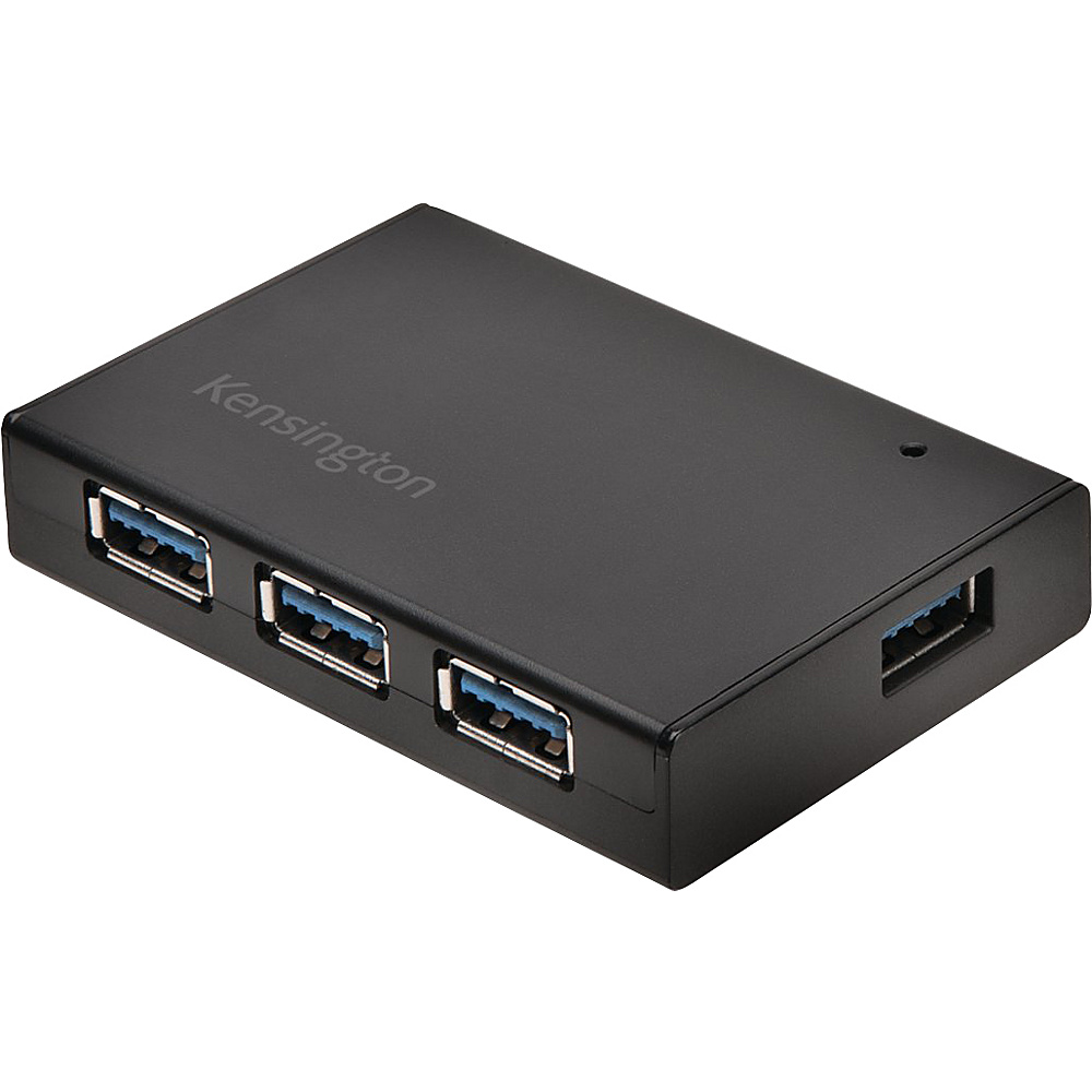 Kensington UH4000C 4 Port USB 3.0 Hub with 15W Power Adapter Black Kensington Electronic Accessories