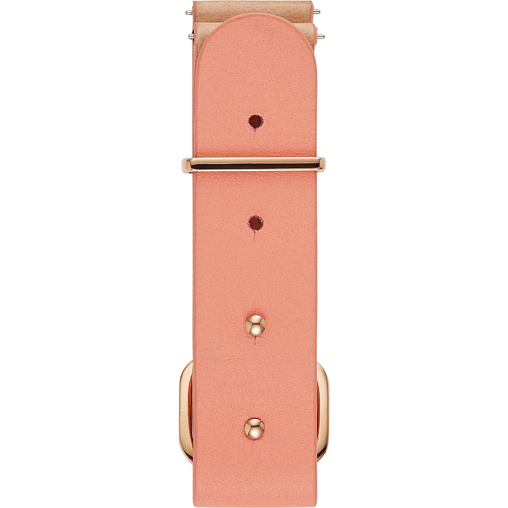 Fossil Leather 18mm Rivet Watch Strap Pink Fossil Watches
