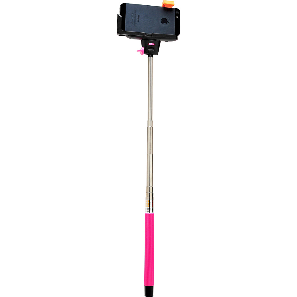 iBoost Selfie Stick With Built In Bluetooth Shutter Pink iBoost Electronics