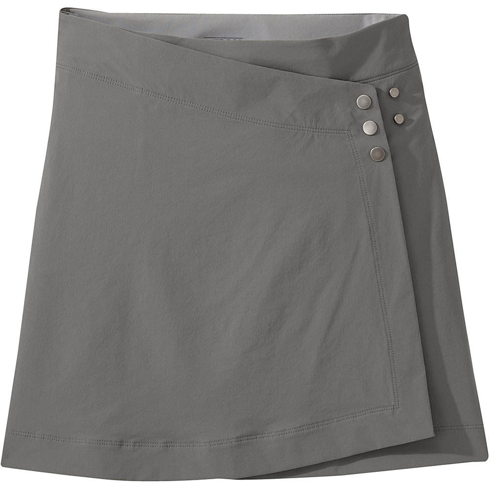 Outdoor Research Womens Ferrosi Wrap Skirt 2 Pewter Outdoor Research Women s Apparel