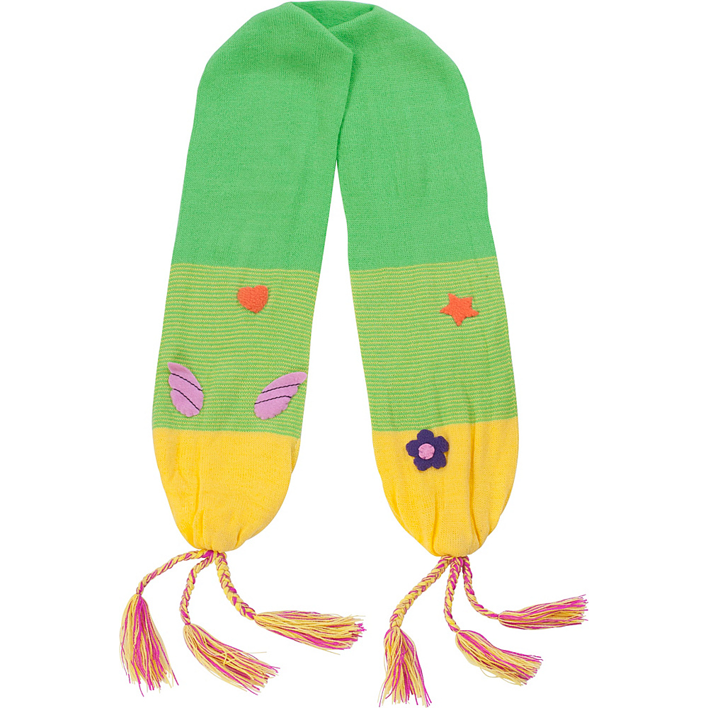 Kidorable Fairy Knit Scarf Green One Size Kidorable Hats Gloves Scarves