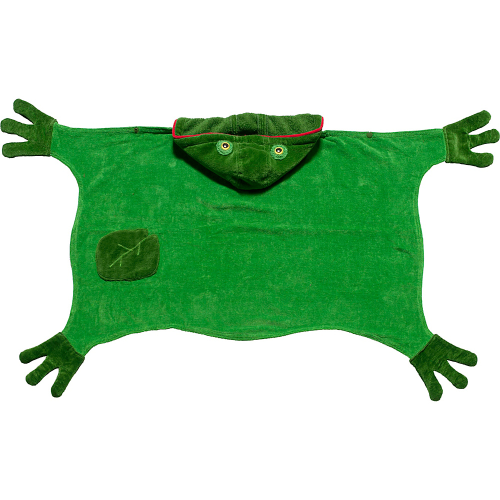 Kidorable Frog Hooded Towel Green Medium Kidorable Travel Health Beauty