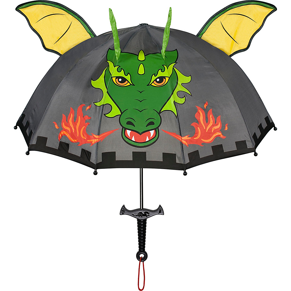 Kidorable Dragon Knight Umbrella Grey One Size Kidorable Umbrellas and Rain Gear