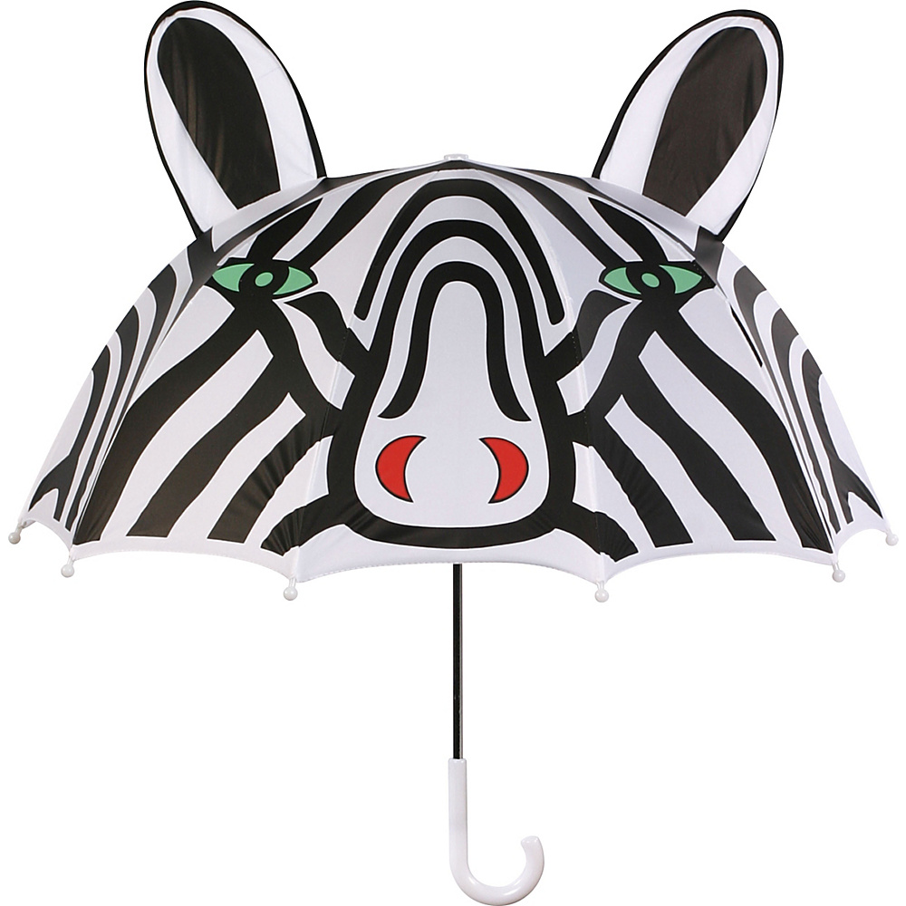 Kidorable Zebra Umbrella White One Size Kidorable Umbrellas and Rain Gear