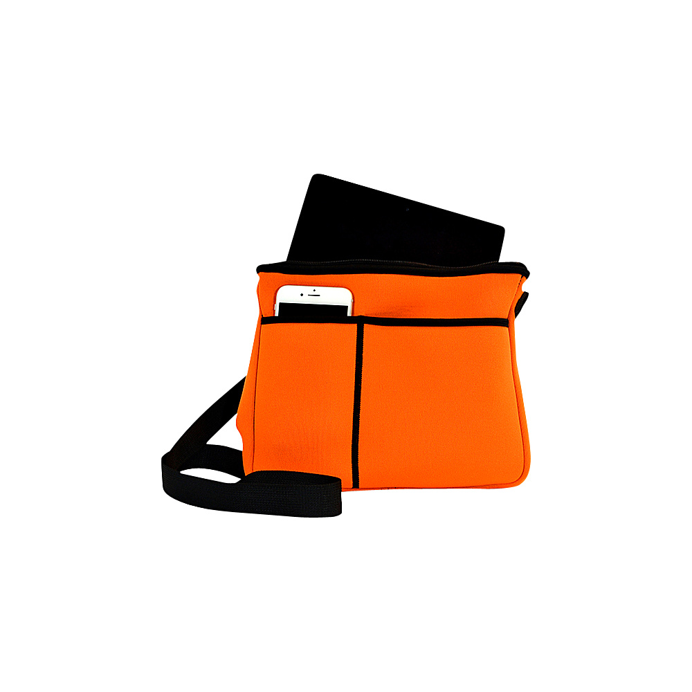 NuFoot Nupouch Crossbody Tech Bag Orange NuFoot Manmade Handbags