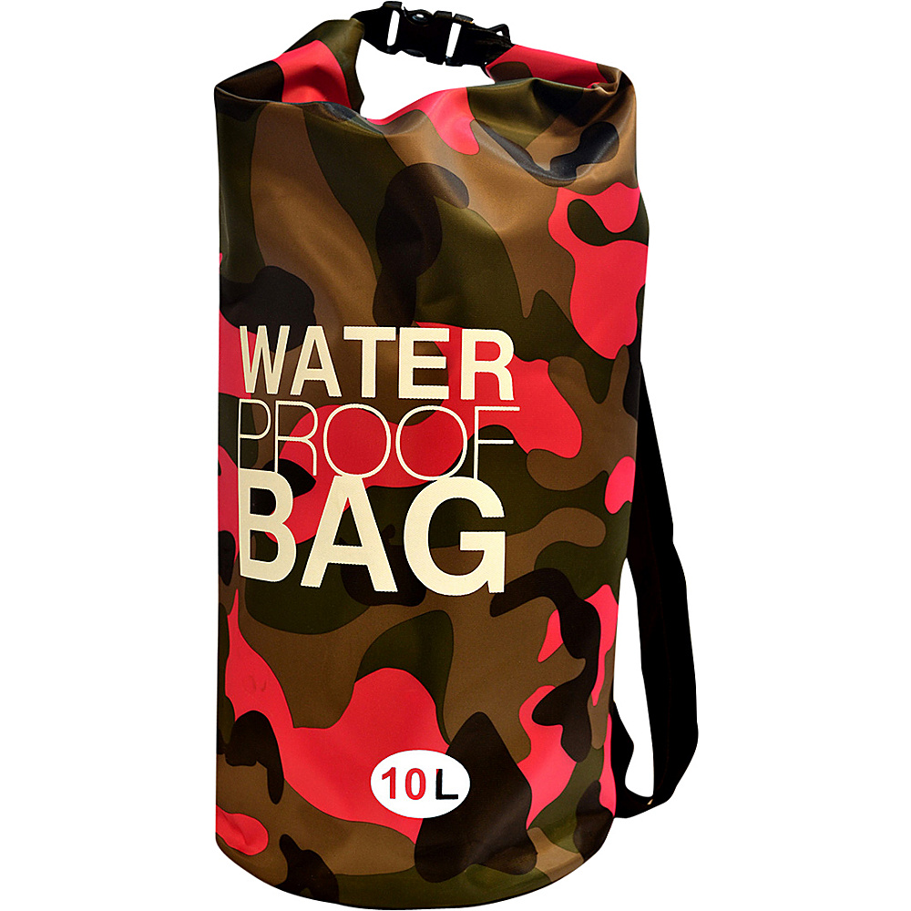 NuFoot NuPouch Water Proof Bags 10L Pink Camo NuFoot Travel Organizers