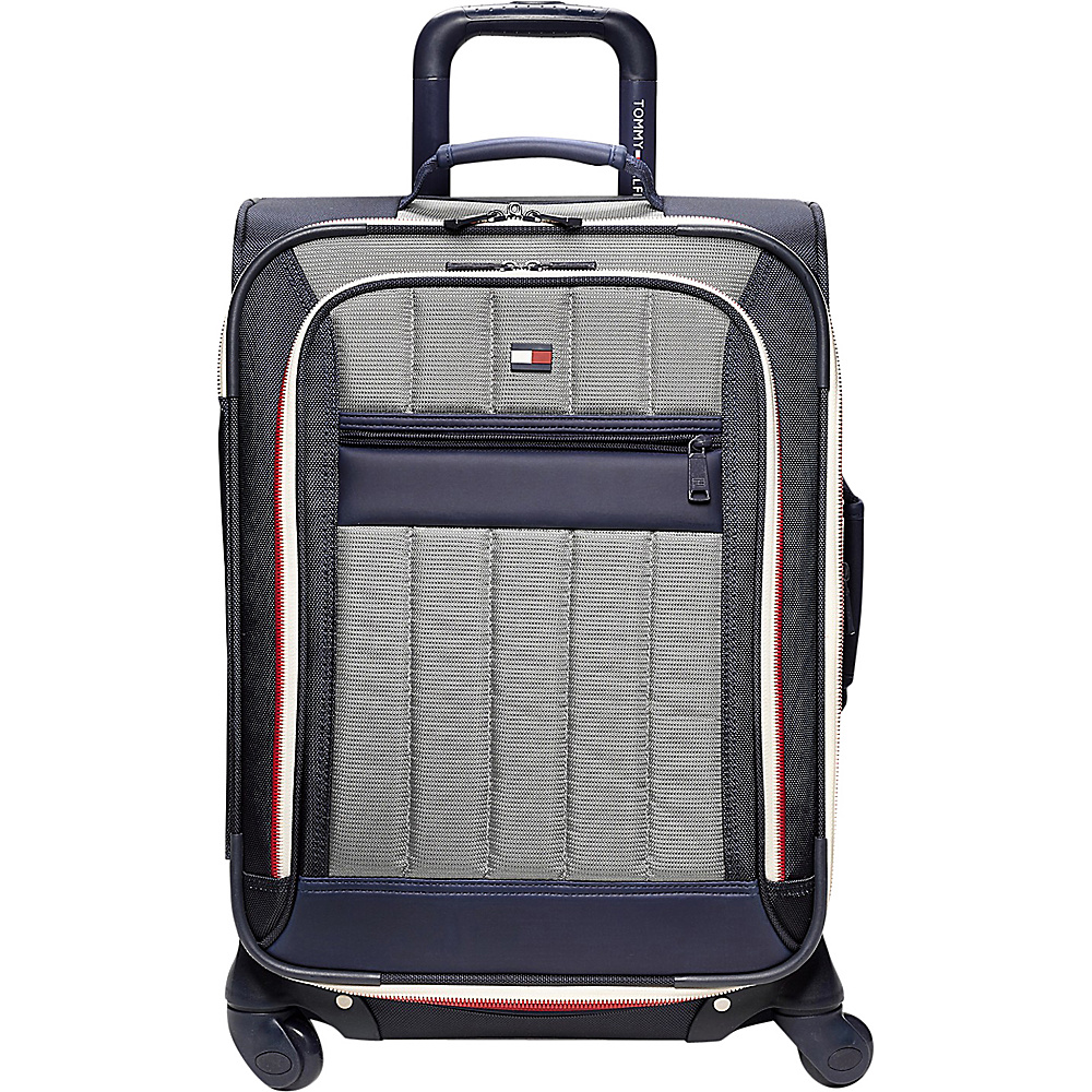 Tommy Hilfiger Luggage Classic Sport 25 Exp. Upright Navy Grey Tommy Hilfiger Luggage Softside Checked