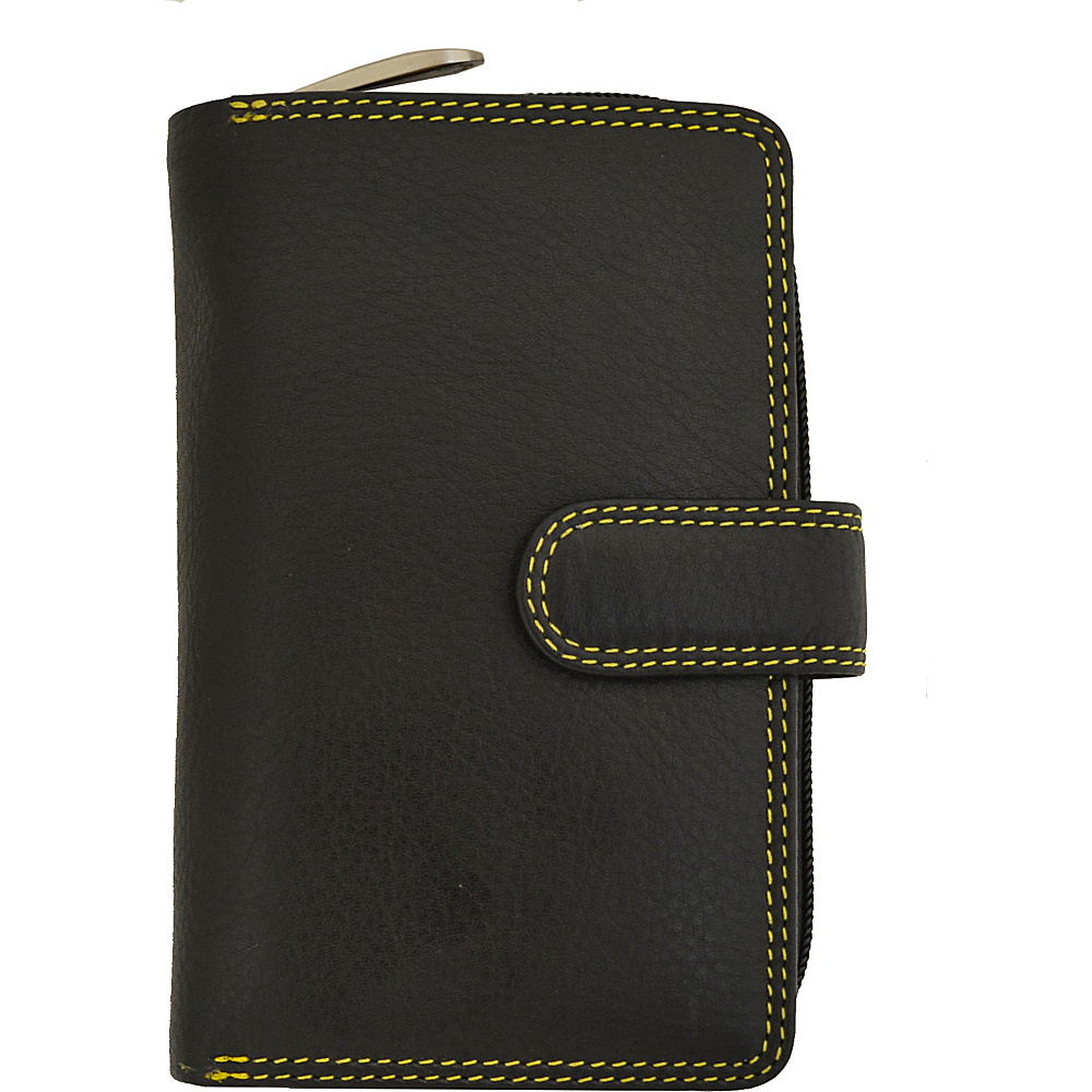 Visconti Ladies Leather Holder Wallet Purse Yellow Visconti Women s Wallets