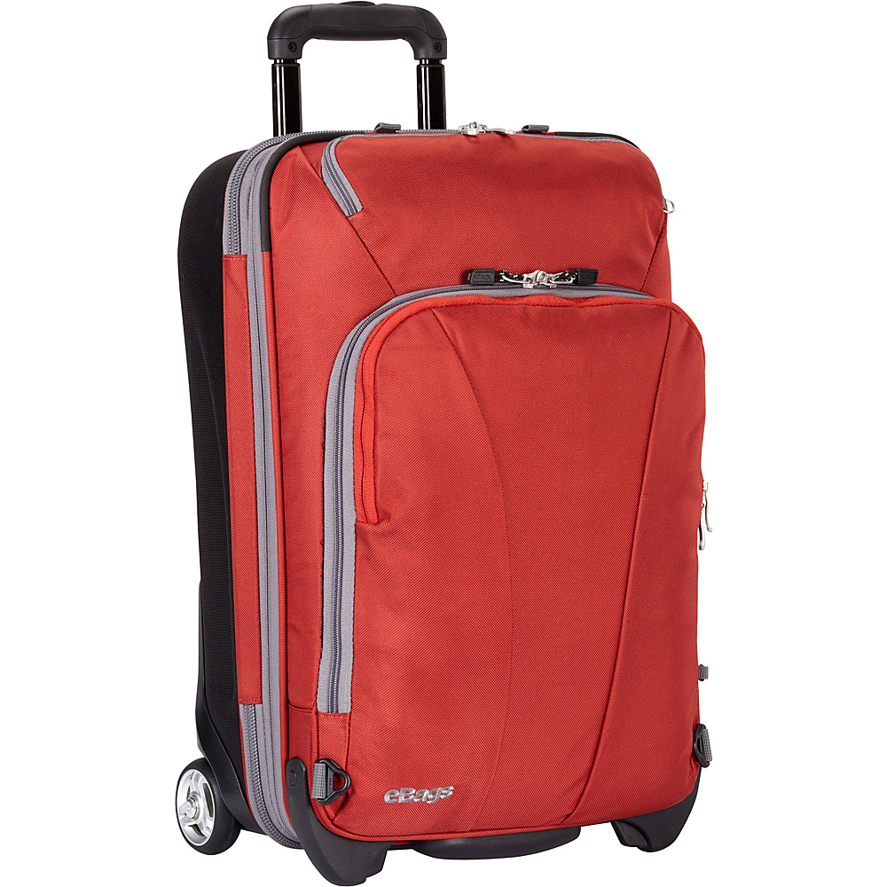 eBags TLS 22 Expandable Wheeled Carry On Sinful Red eBags Softside Carry On
