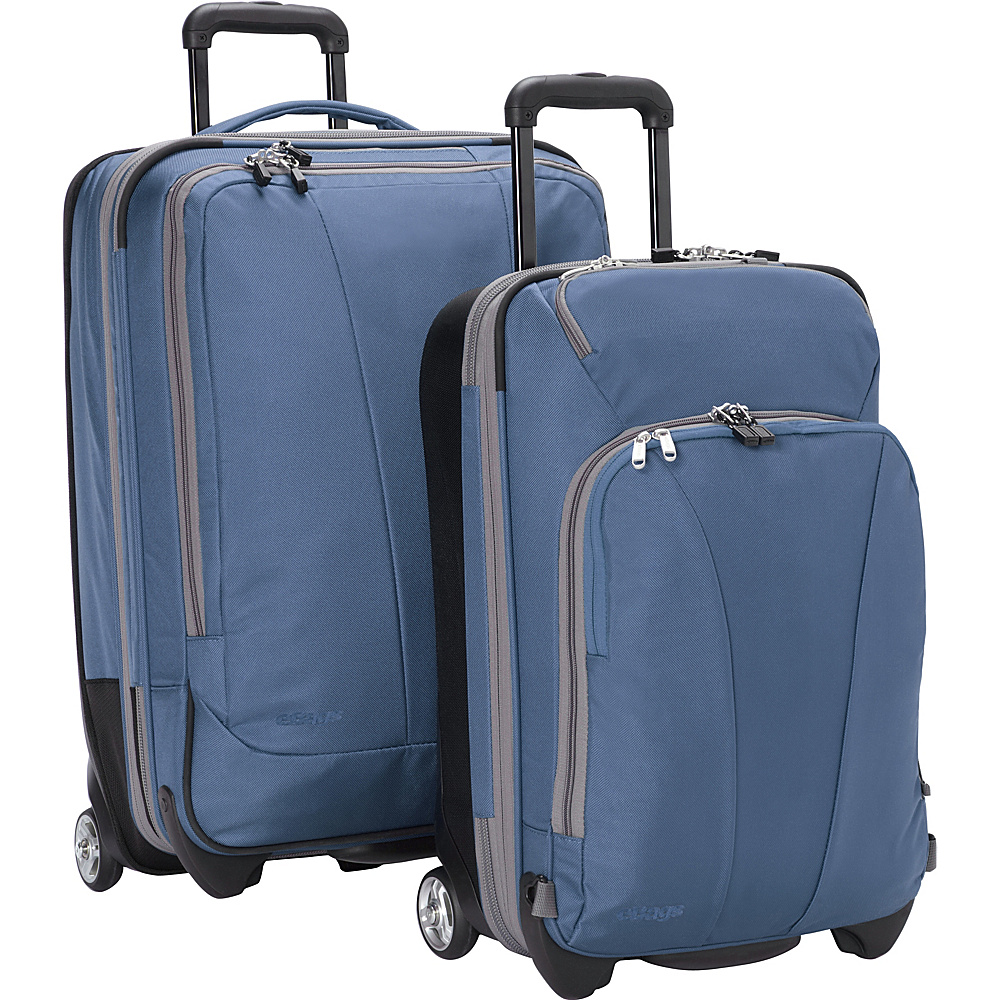 eBags TLS Expandable 2pc Set Blue Yonder eBags Luggage Sets
