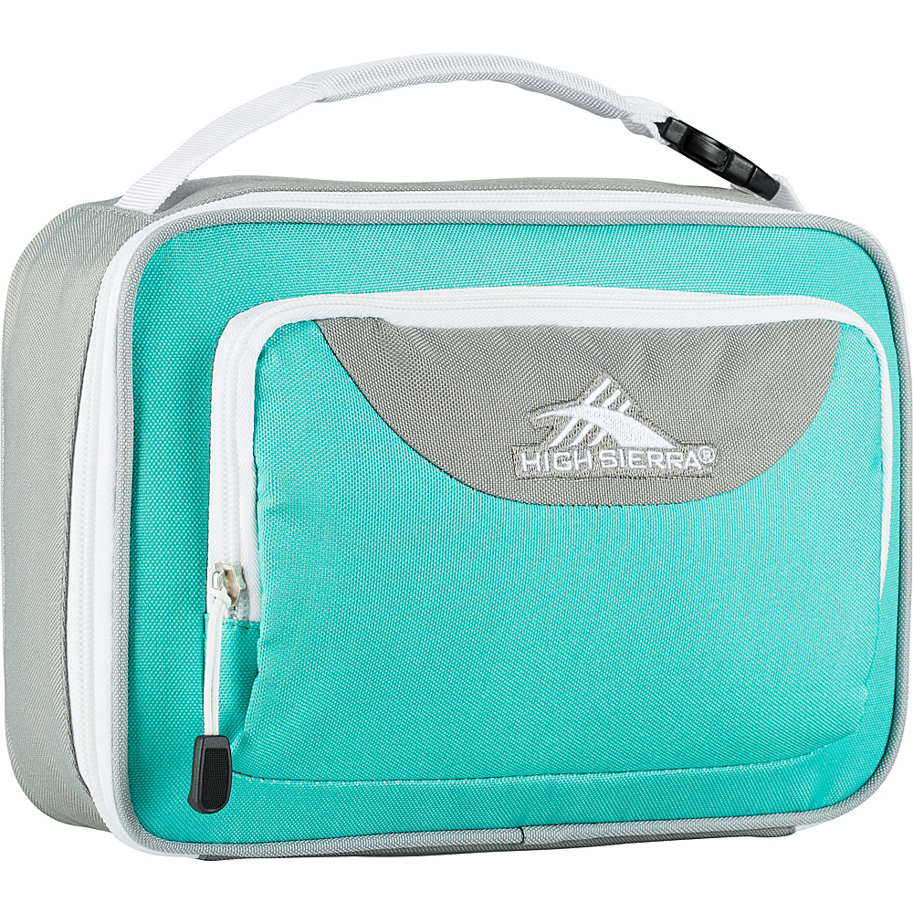 High Sierra Single Compartment Lunch Bag Aquamarine Ash White High Sierra Travel Coolers