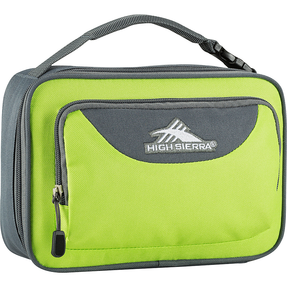 High Sierra Single Compartment Lunch Bag Lime Slate High Sierra Travel Coolers